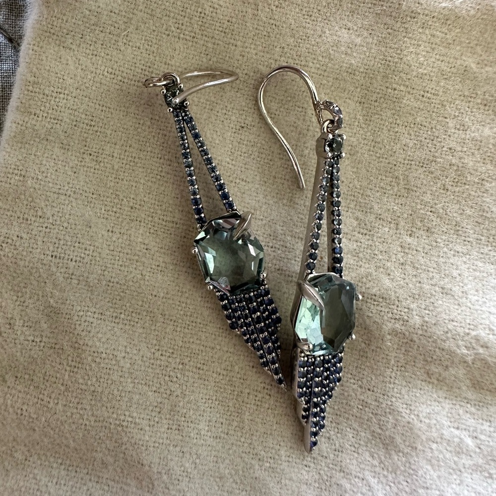 Alexis Bittar Fine Fringe Drop Earrings